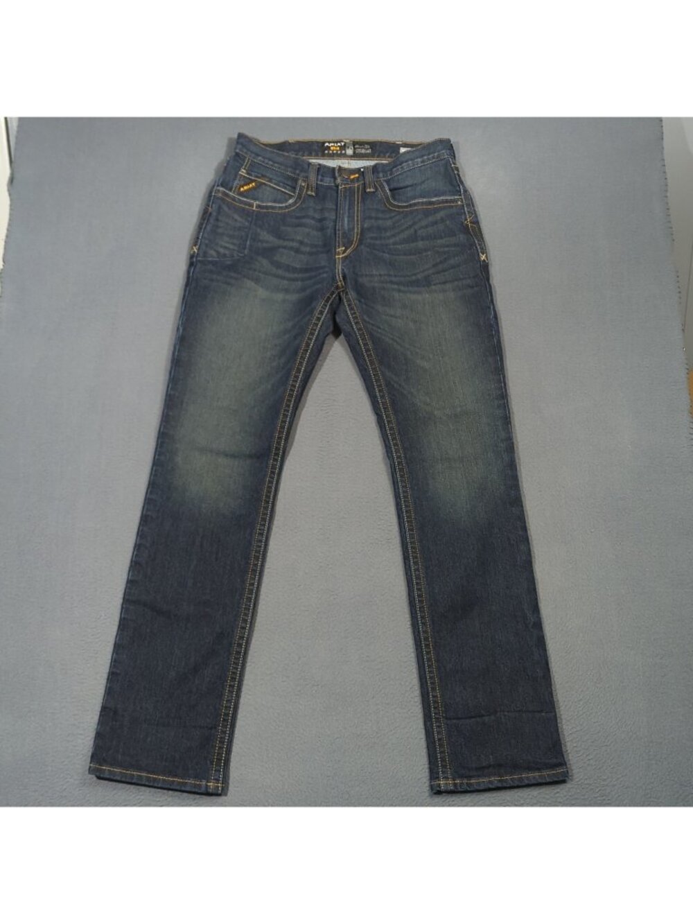 Ariat Rebar Jeans Men's 32x36 M4 Relaxed DuraStretch Edge Stackable Straight Leg